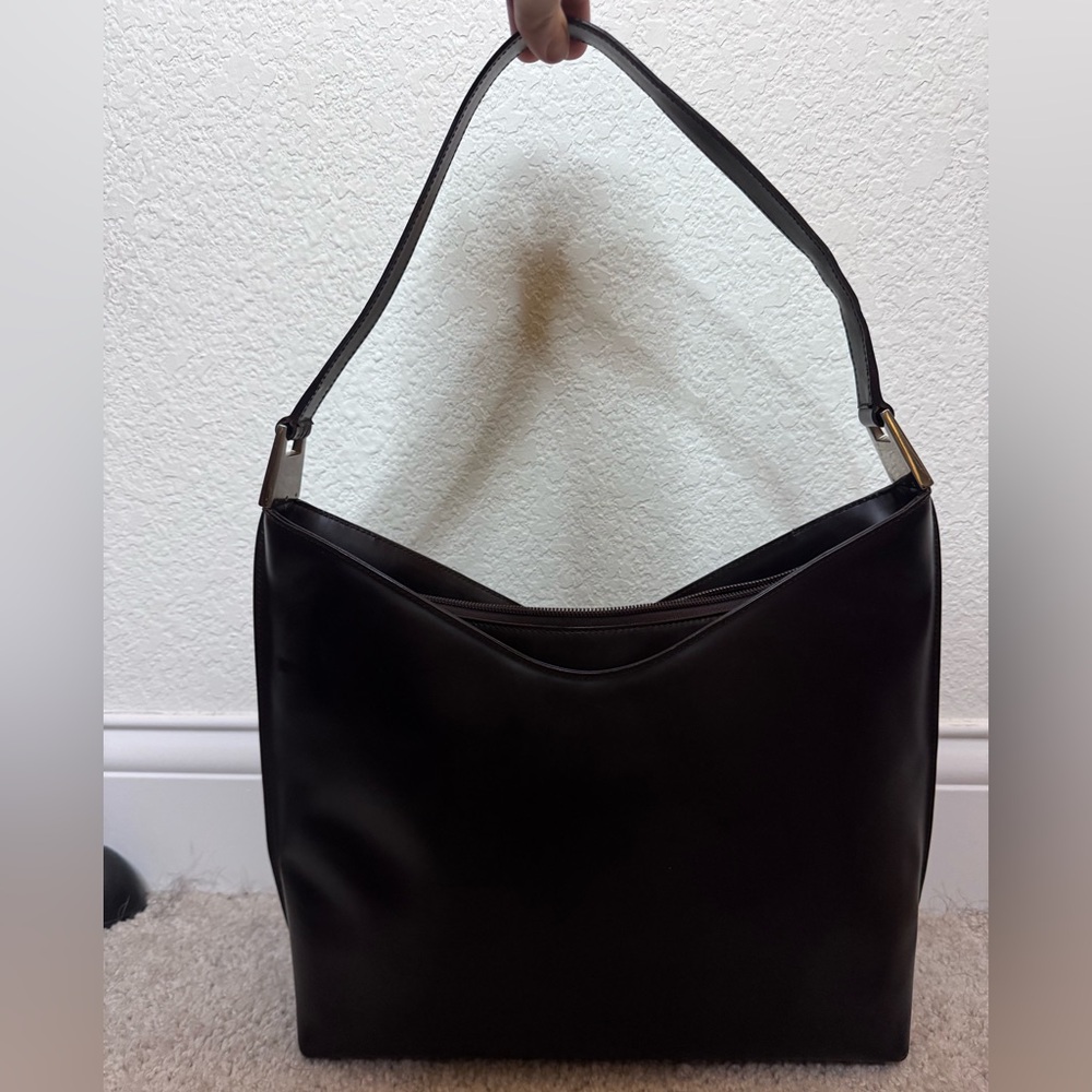 Gucci Dark Brown Leather Shoulder Bag - Picture 5 of 10